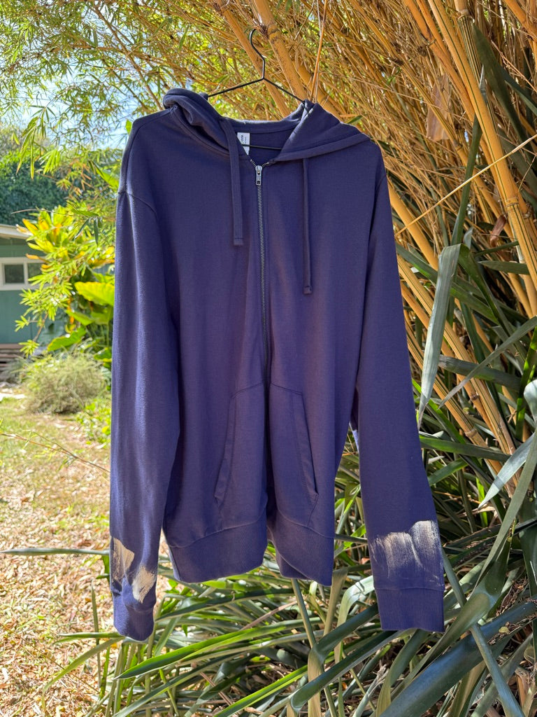 Mermaid Hand-Painted Hoodie by Mayumi Oda