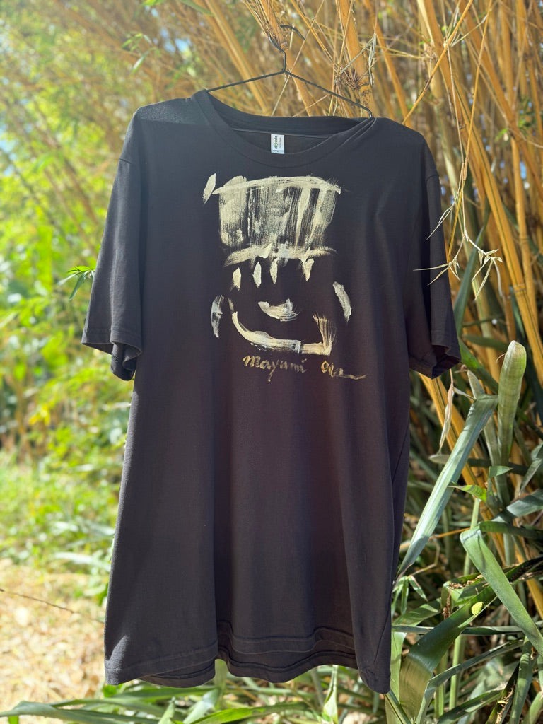 Mu Gokoro Hand-Painted T-Shirt by Mayumi Oda