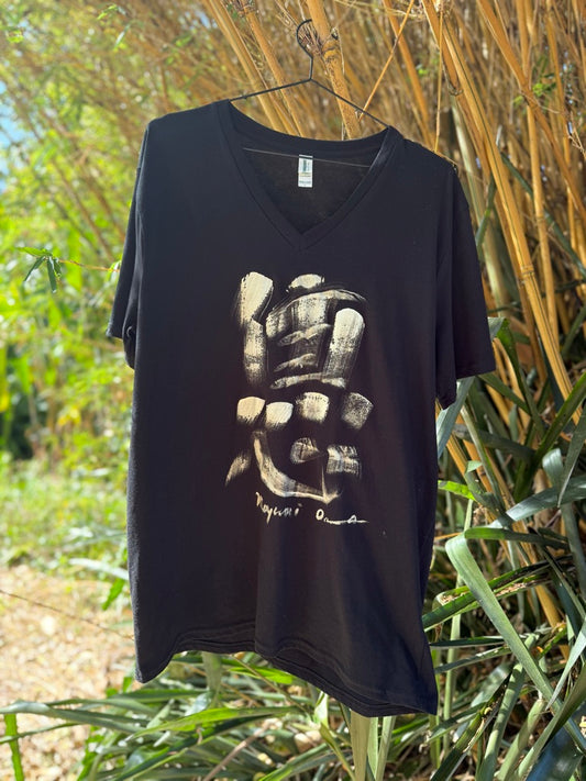 Mu Gokoro Hand-Painted T-Shirt by Mayumi Oda