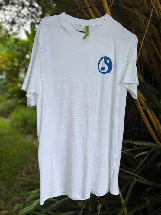 Blue Palm Tree T-Shirt Yin Yang – Gingerhill Farm Retreat