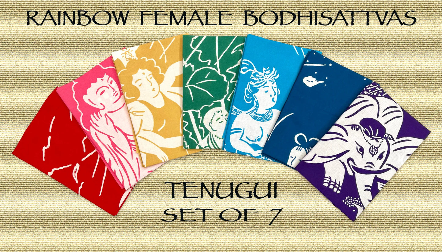 Sacred Japanese Tenugui Cloth Set