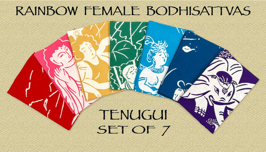 Sacred Japanese Tenugui Cloth Set
